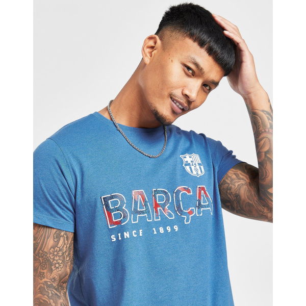 Official Team FC Barcelona Short Sleeve T-Shirt
