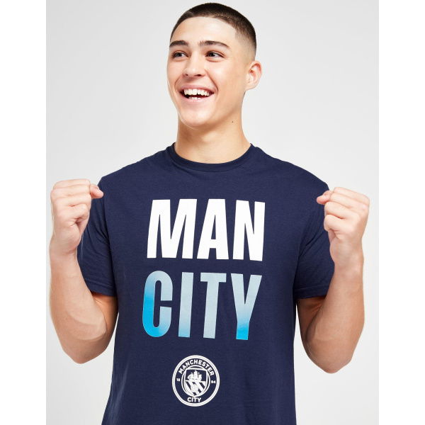 Official Team Manchester City FC Block T-Shirt