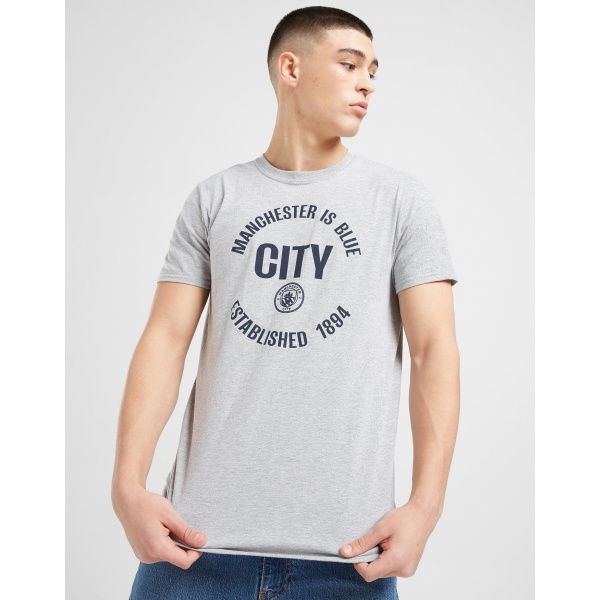 Official Team Manchester City FC Manchester Is Blue T-Shirt