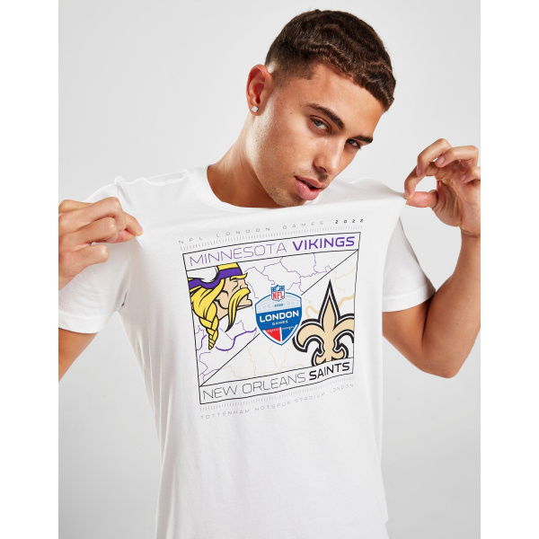 Official Team NFL Saints V Vikings Graphic T-Shirt