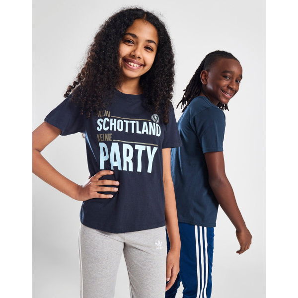 Official Team Scotland 'Kein Schottland Keine Party' T-Shirt Jnr