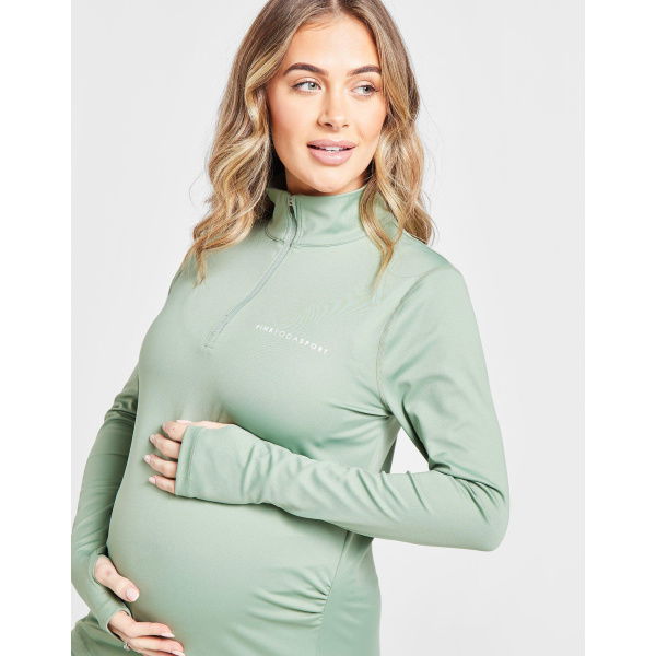 Pink Soda Sport Maternity Core 1/4 Zip Top