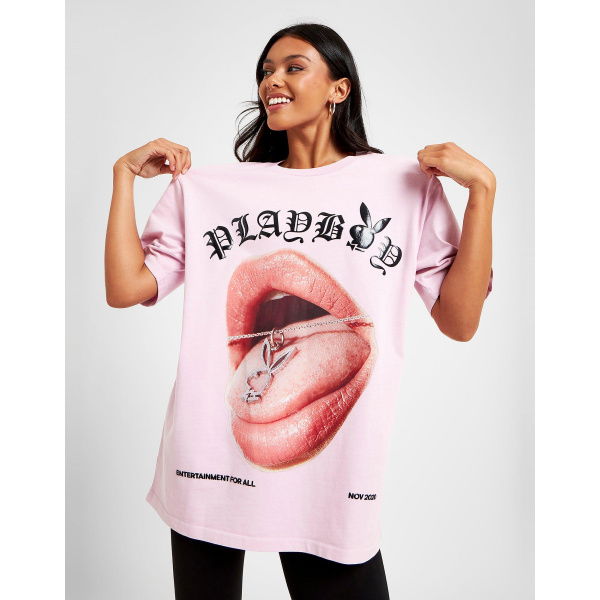 Playboy Necklace Oversized T-Shirt