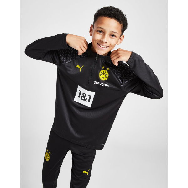 Puma Borussia Dortmund 1/4 Zip Training Top Junior.