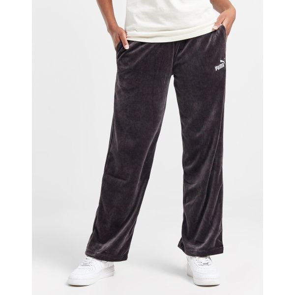 Puma Elevated Essentials Velour Wide Leg Joggers