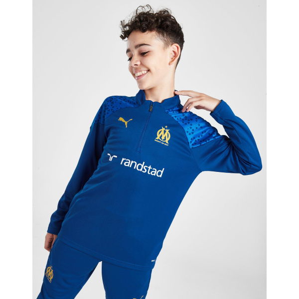 Puma Olympique Marseille FC Training 1/4 Zip Top Junior.