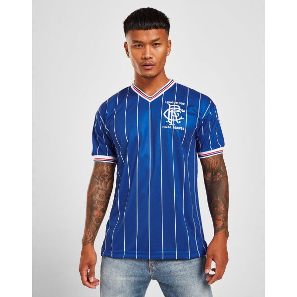 Score Draw Rangers FC 84 Retro Cup Final Shirt
