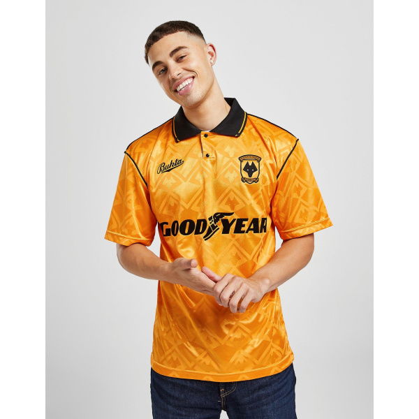 Score Draw Wolverhampton Wanderers FC 92 Home Retro Shirt