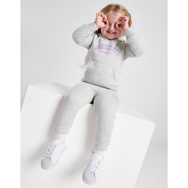 Sonneti Girls Micro Polly Hoodie Tracksuit Infant