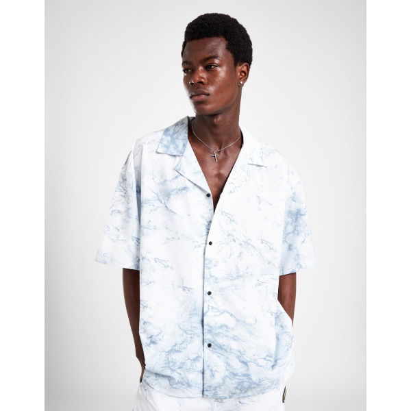 Supply & Demand Marble Button-Up Shirt