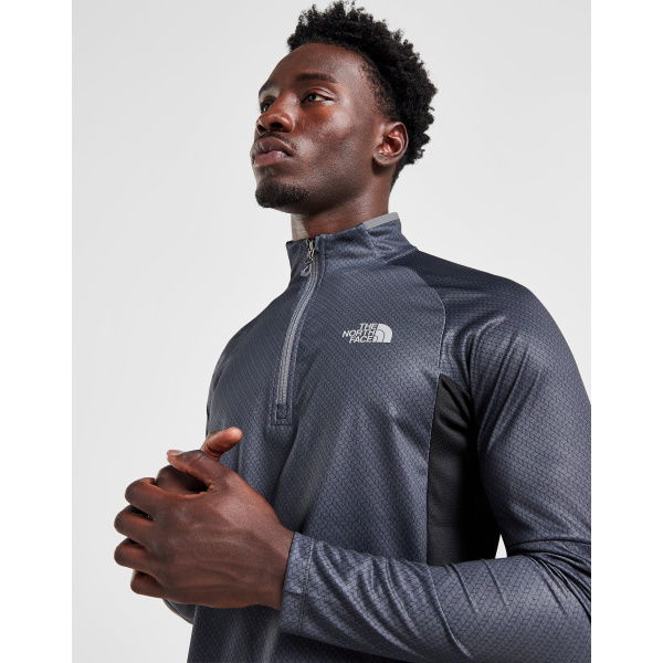 The North Face All-Over Print Performance 1/4 Zip Top.