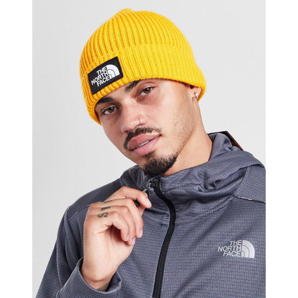 The North Face Logo Box Cuffed Beanie