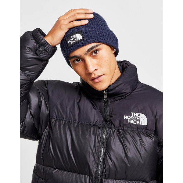 The North Face Logo Box Cuffed Beanie