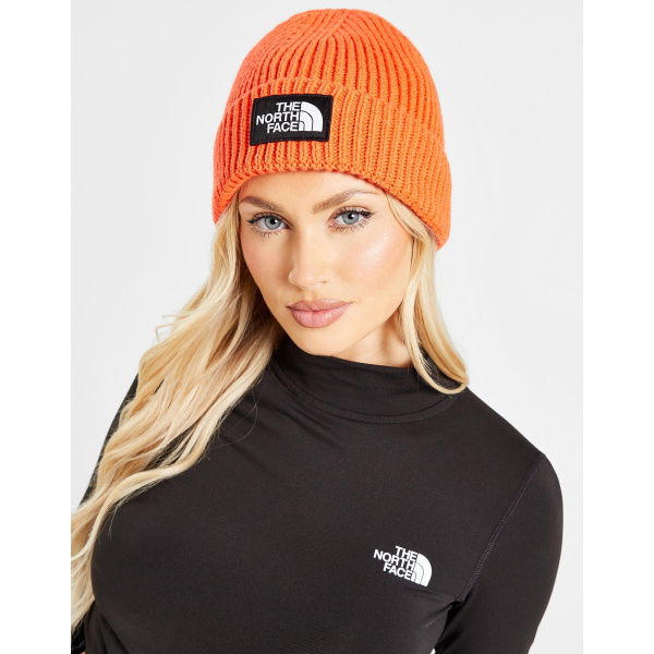 The North Face Logo Box Cuffed Beanie