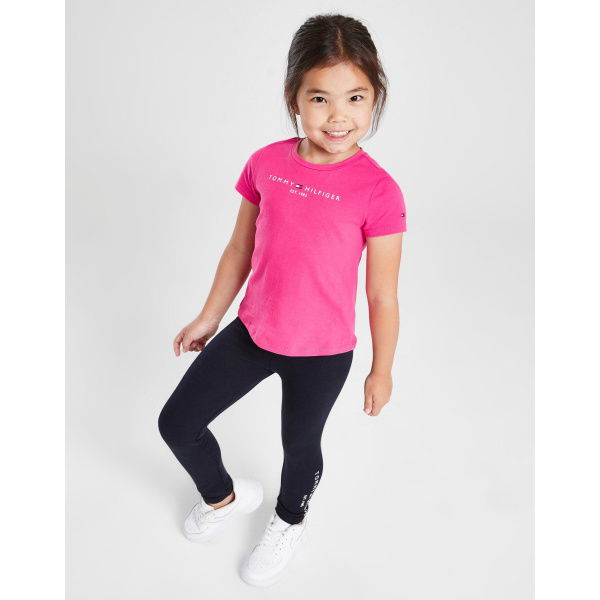 Tommy Hilfiger Girls' Essential Logo T-shirt Children