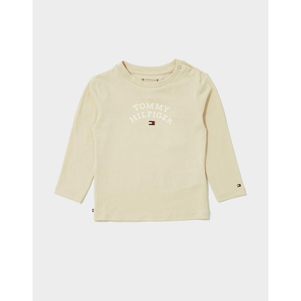 Tommy Hilfiger Girls Flag Logo Long Sleeve T-shirt Infant