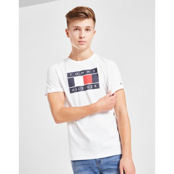 Tommy Hilfiger Global Flag Logo T-Shirt Junior