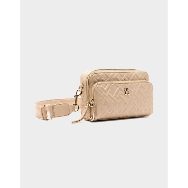 Tommy Hilfiger Iconic Embossed Monogram Crossover Camera Bag