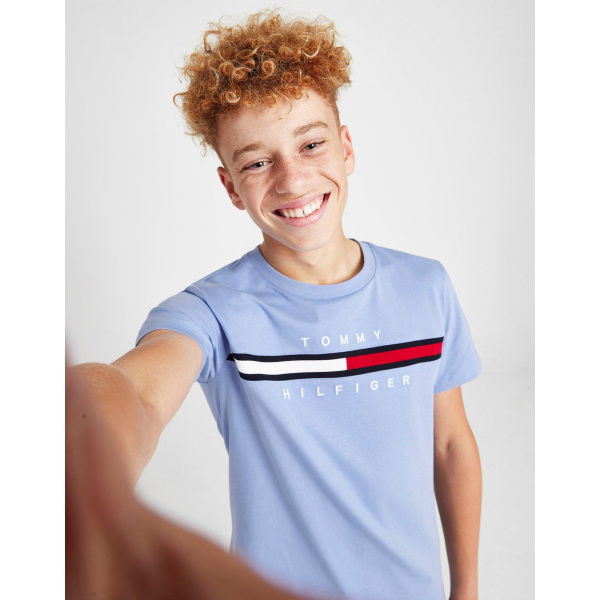 Tommy Hilfiger Ribbed Insert T-shirt Junior