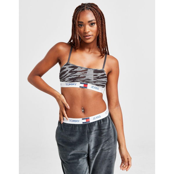 Tommy Jeans Velour Bandeau Bralette