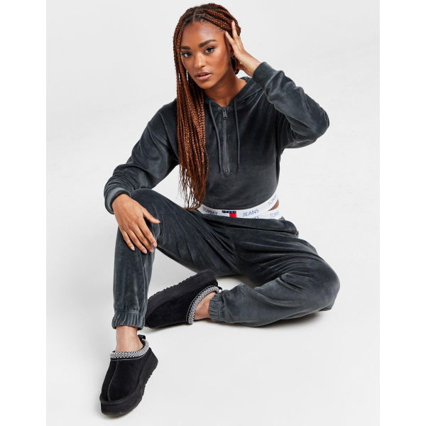 Tommy Jeans Velour Crop Hoodie