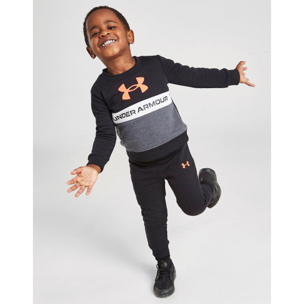 Under Armour Colour Block Fleece Crew Tracksuit Infant