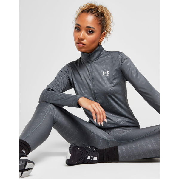 Under Armour Embossed HeatGear All Over Print 1/4 Zip Top.