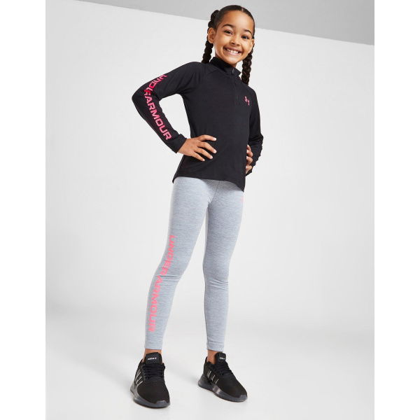 Under Armour Girls Wordmark 1/4 Zip Top/Leggings Set - Children.