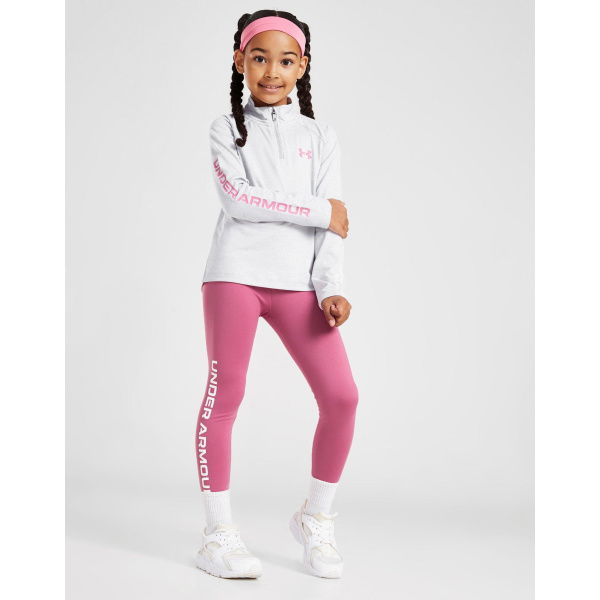 Under Armour Girls Wordmark 1/4 Zip Top/Leggings Set - Children.