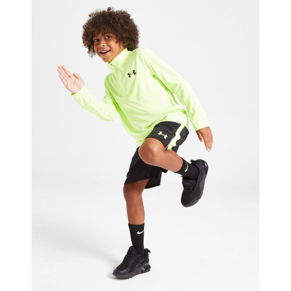 Under Armour Tech 1/4 Zip Top/Woven Panel Shorts Children