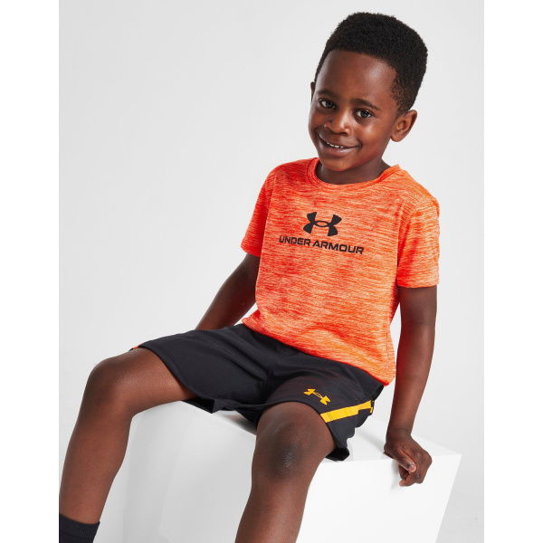 Under Armour Tech Twist T-Shirt/Woven Shorts Set For Children.