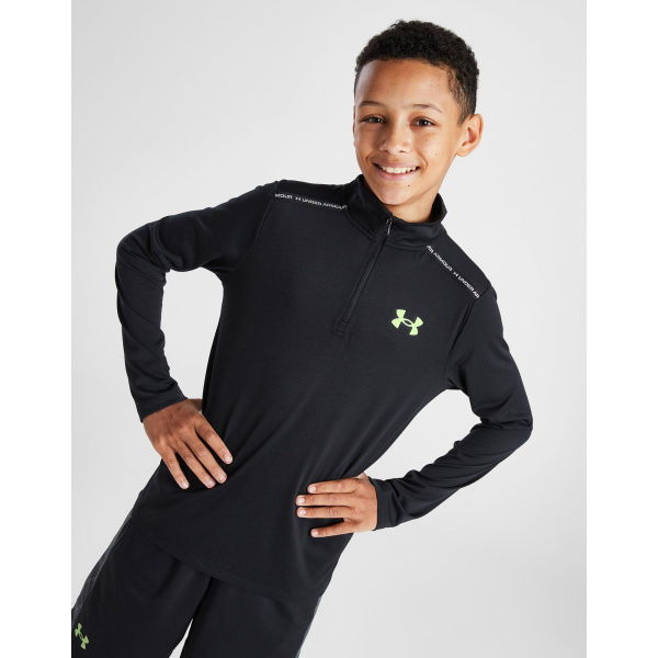 Under Armour Tech Wordmark 1/2 Zip Track Top Junior.