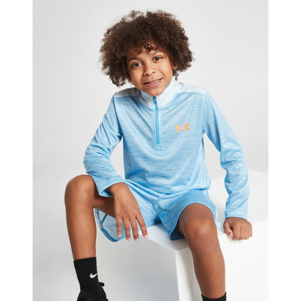 Under Armour Woven Panel 1/4 Zip Top/Shorts Set - Children.