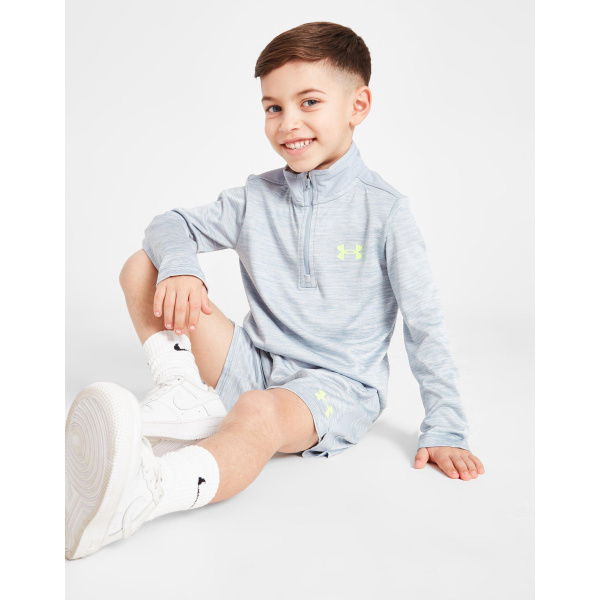 Under Armour Woven Panel 1/4 Zip Top/Shorts Set Children