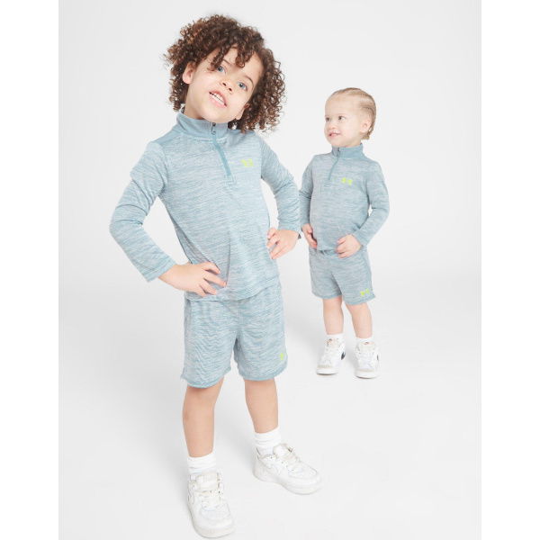 Under Armour Woven Panel 1/4 Zip Top/Shorts Set - Infant.