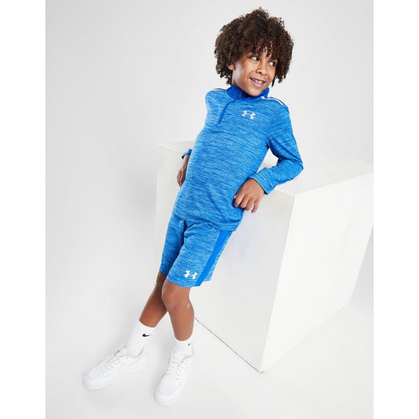 Under Armour Woven Panel 1/4 Zip/Shorts Set Children