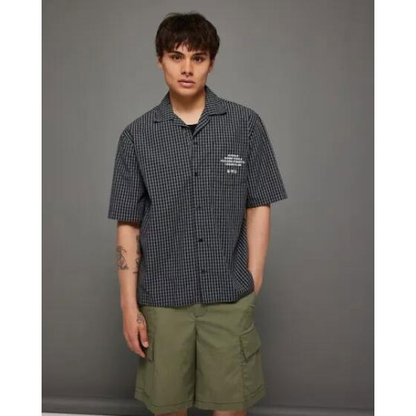 Barney Cools 10th Shirt Black Plaid