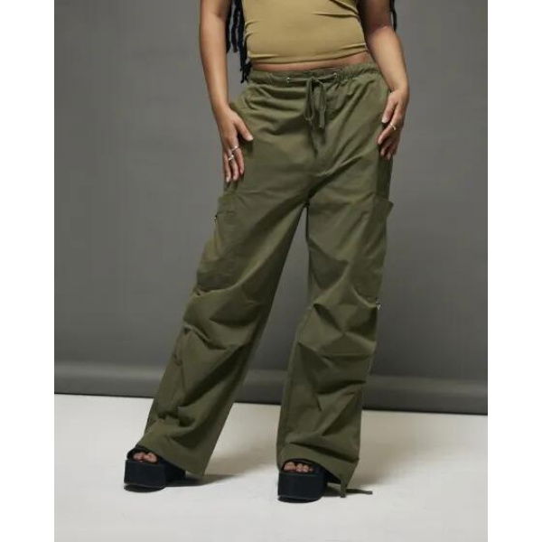 By.dyln Lexi Cargo Pants Army Green