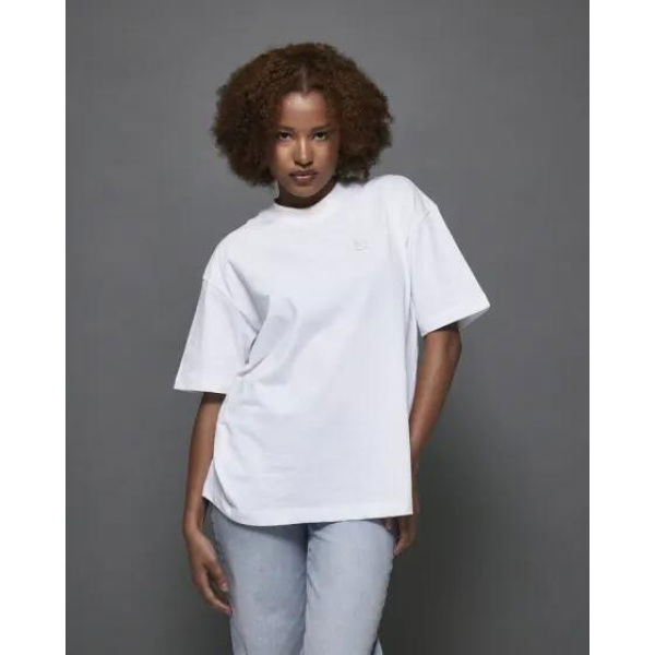 Calvin Klein Cotton Badge Boyfriend T-shirt Bright White