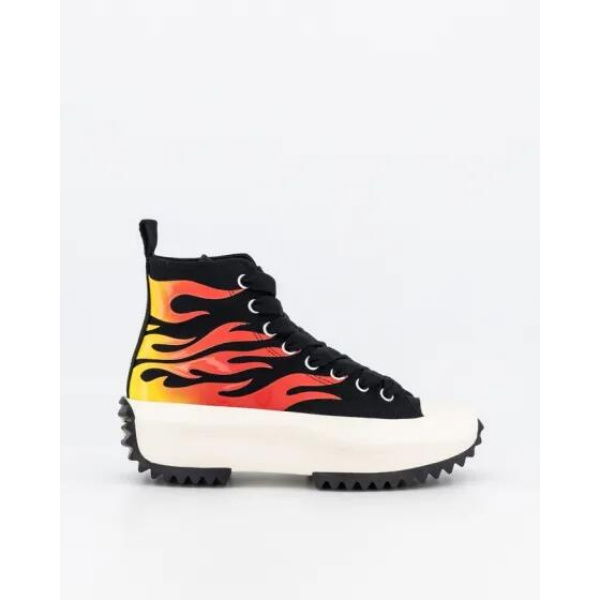 Converse Run Star Hike Flames Hi Top Black