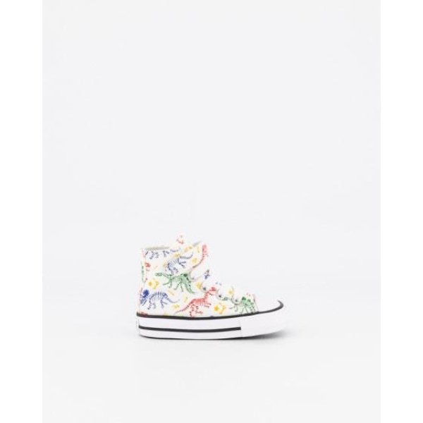 Converse Toddlers Chuck Taylor All Star Easy-on Dinos White