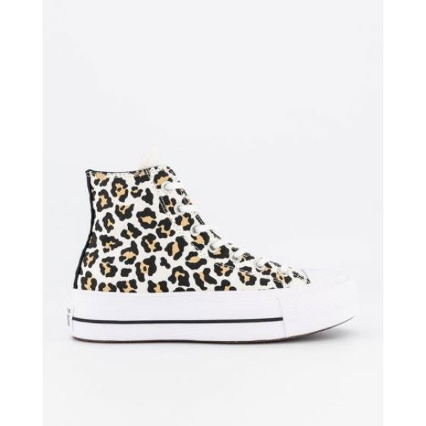 Converse Womens Chuck Taylor All Star Leopard Love High-top White