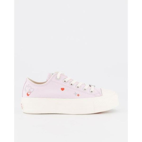 Converse Womens Chuck Taylor All Star Lift Y2k Heart Low Lilac Daze