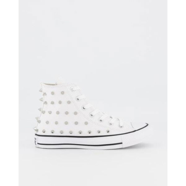 Converse Womens Chuck Taylor All Star Studded High Top White