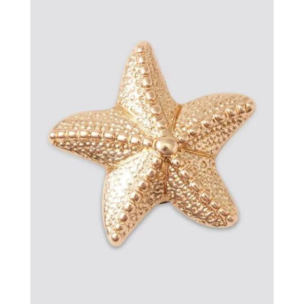 Crocs Accessories Gold Star Fish Jibbitz Multi