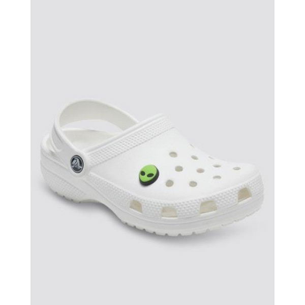 Crocs Accessories Green Alien Head Jibbitz Multi