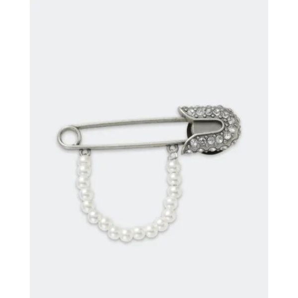 Crocs Accessories Pearl Chain Safety Pin Jibbitz Multi