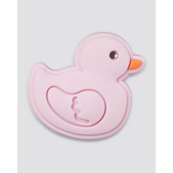 Crocs Accessories Pink Rubber Ducky Jibbitz Multi