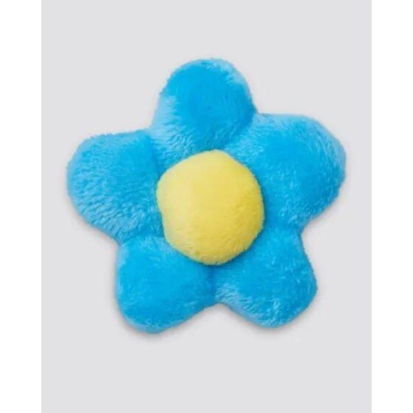 Crocs Accessories Plush Blue Flower Jibbitz Multi