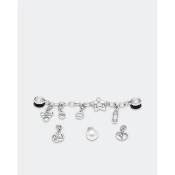 Crocs Accessories Punk Silver Charm Chain Jibbitz Multi